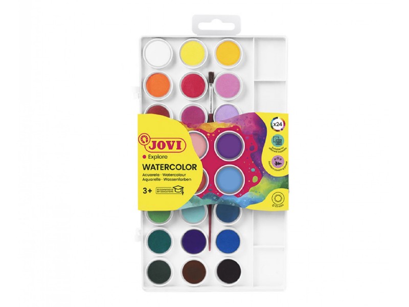 ACUARELA JOVI 24 COLORES 800/24