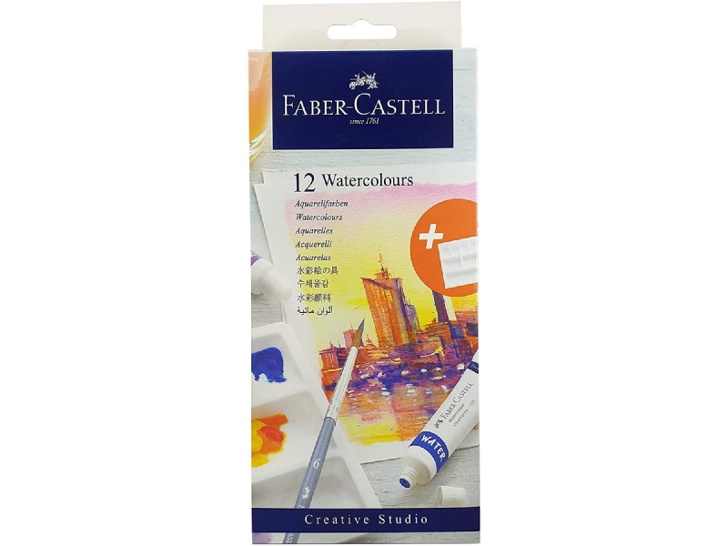 ACUARELA FABER-CASTELL 12 COLORES 169612