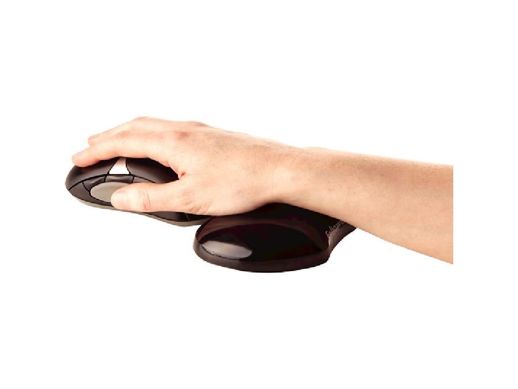 REPOSAMUÑECAS FELLOWES 9112301 FLEXIBLE GEL NEGRO