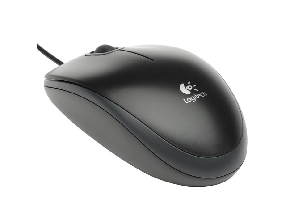 RATON LOGITECH B100 NEGRO CON CABLE USB 800 DPI