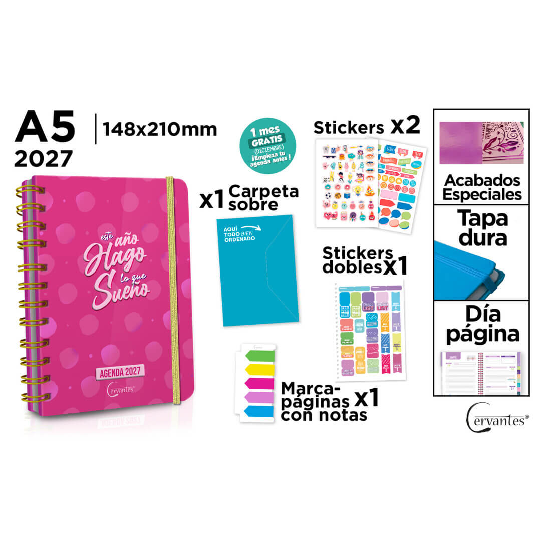 AGENDA MP 2027 15x21 A-5 TAPA DURA D/P CE27-30-1