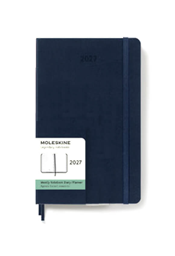 AGENDA MOLESKINE 2027 13x21 AZUL BLANDA 279523