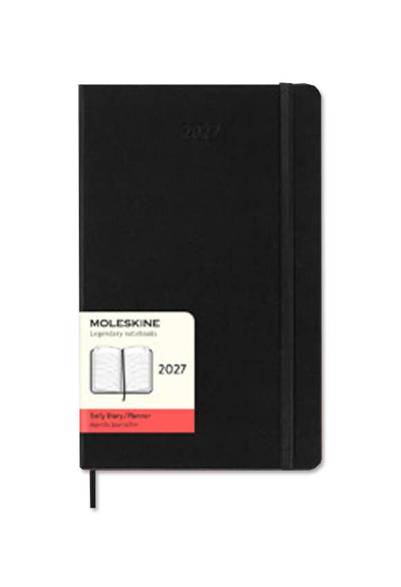 AGENDA MOLESKINE 2027 13x21 NEGRA BLANDA 279547
