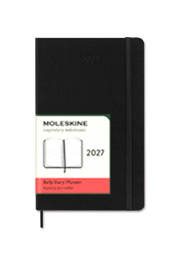 AGENDA MOLESKINE 2027  9x14 NEGRA BLANDA 279615