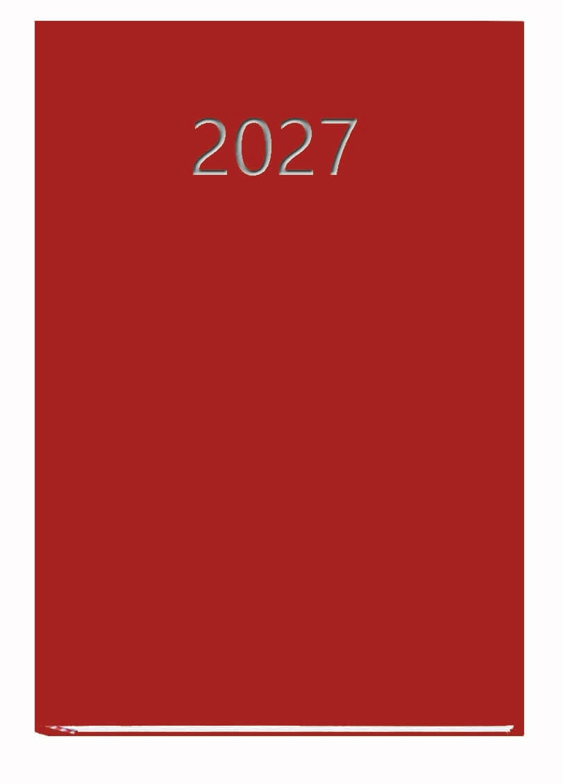 AGENDA MYRGA 2027 14,5x21 D/P PRAXIS 3100 ROJO