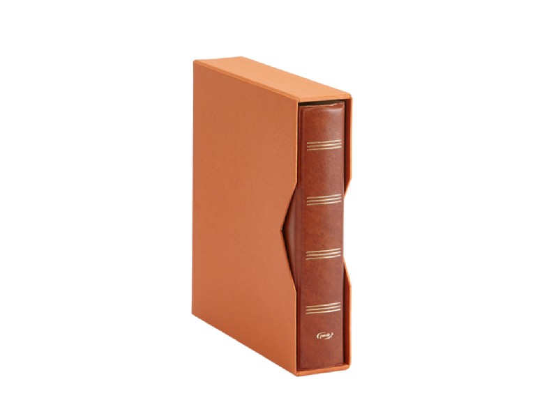 ALBUM MONEDAS PARDO 74506 4/A MARRON