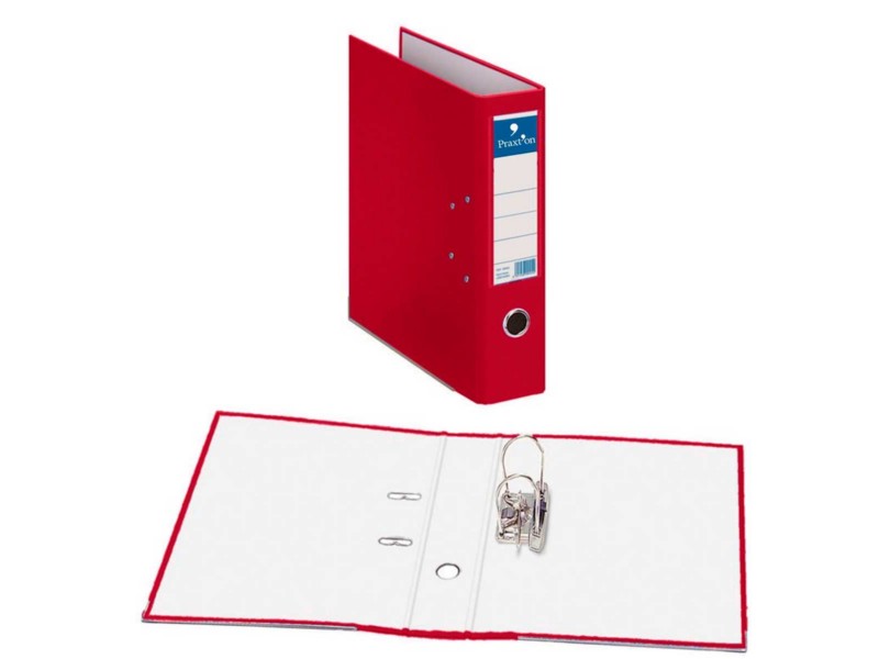 ARCHIVADOR AZ PRAXTON Fº COLOR ANCHO ROJO /