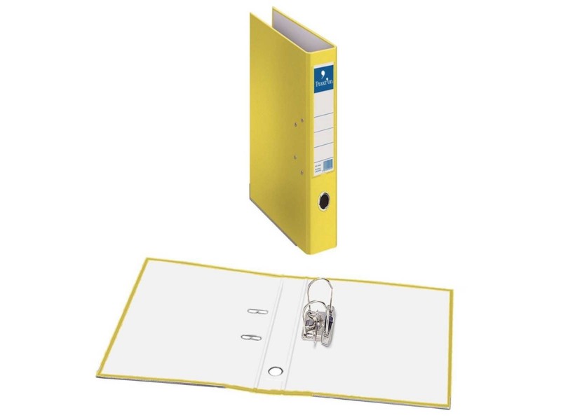 ARCHIVADOR AZ PRAXTON A4 COLOR ESTRECHO AMARILLO /