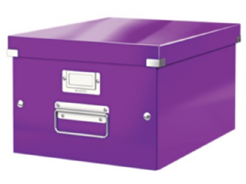 CAJA ALMACENAJE LEITZ 6044 A4+ VIOLETA