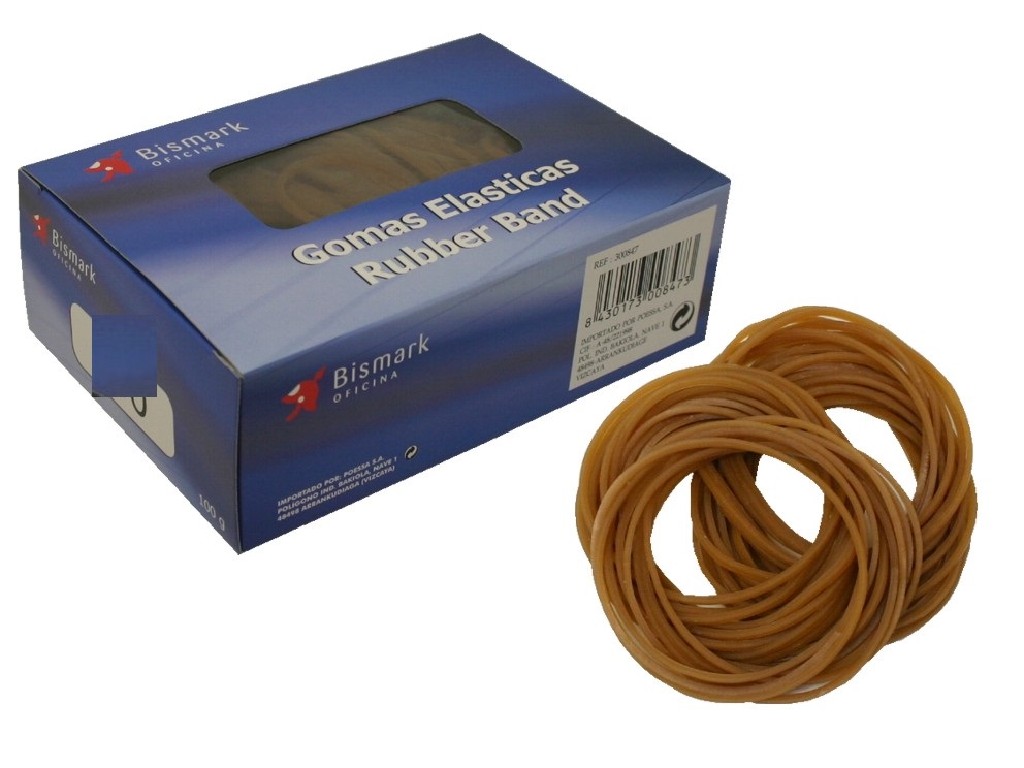 GOMAS ELASTICAS  100 GR CAJA  60 MM