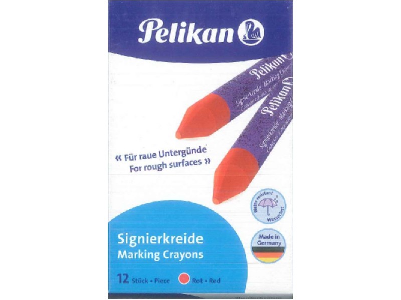 BARRAS DE MARCAR PELIKAN 762/12 ROJA C/12 UNIDAD