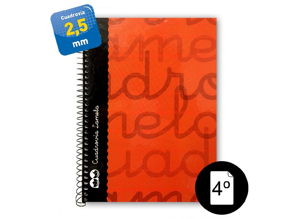 BLOC LAMELA 4º 80 H EXTRADURA 2,5 MM 7CTE002 ROJO