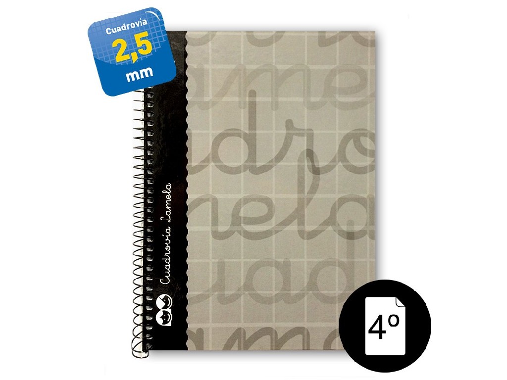 BLOC LAMELA 4º 80 H EXTRADURA 2,5 MM 7CTE002 GRIS