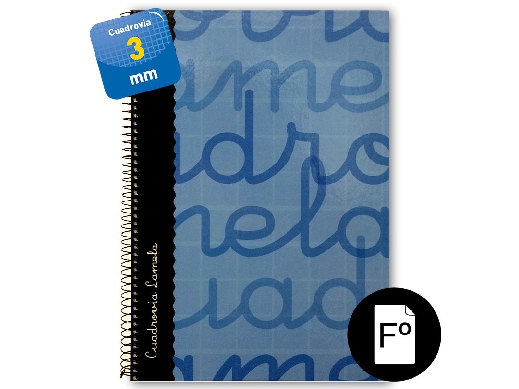 BLOC LAMELA Fº  80 H EXTRADURA 3 MM 7FTE003 AZUL