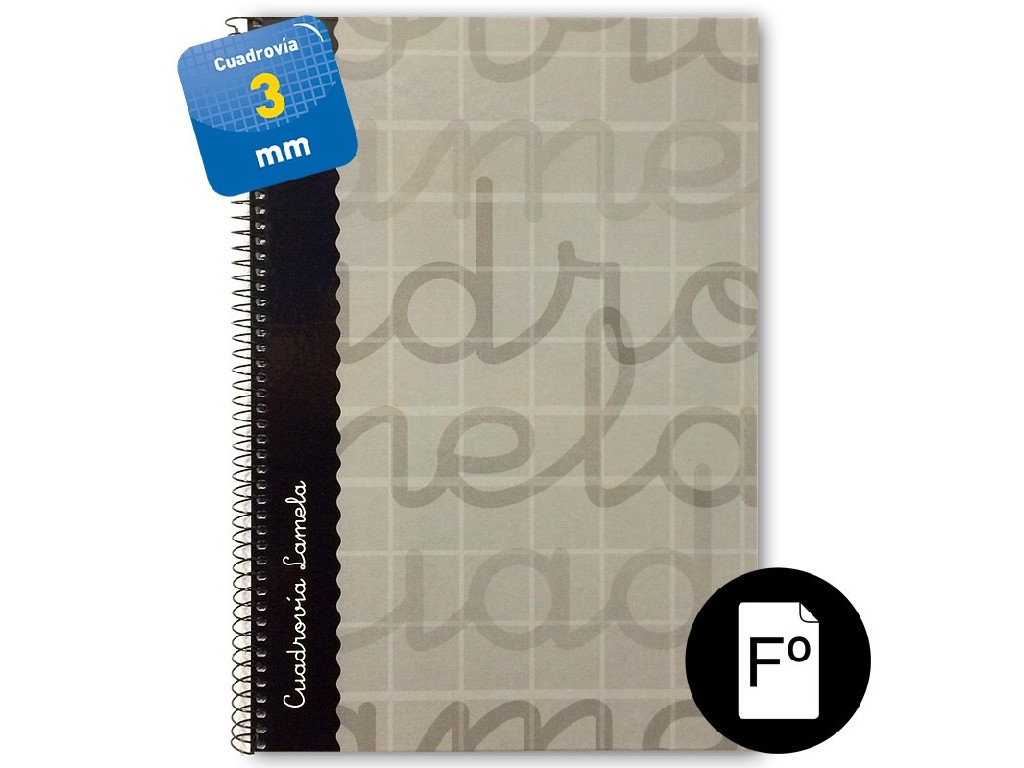 BLOC LAMELA Fº  80 H EXTRADURA 3 MM 07FTE003 GRIS
