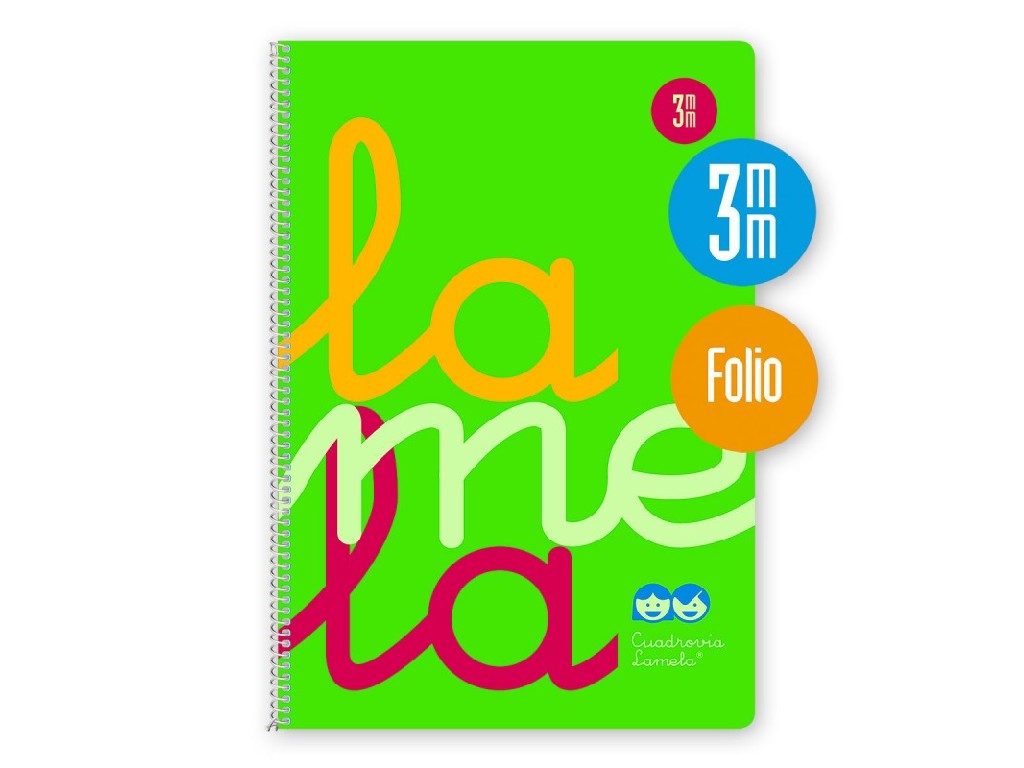 BLOC LAMELA Fº  80 H PLASTIC 3 MM 7FTP003 VERDE