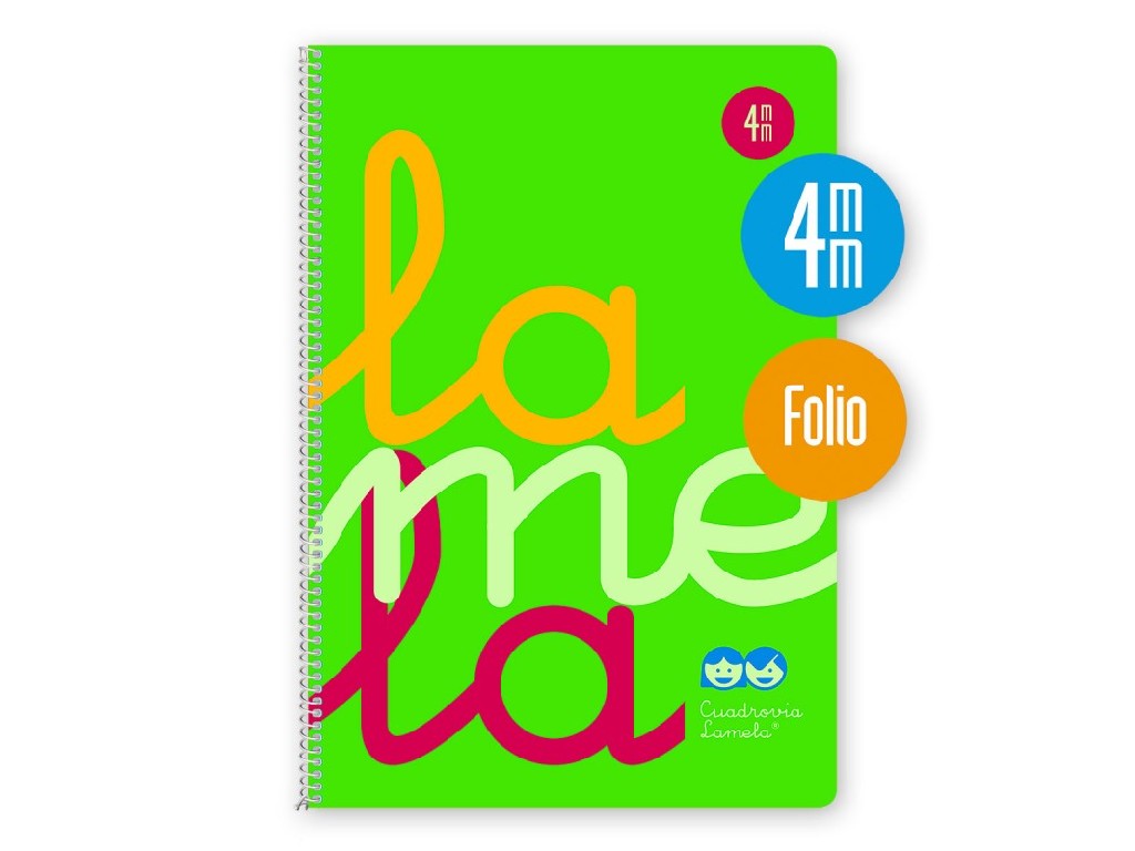BLOC LAMELA Fº  80 H PLASTIC 4 MM 7FTP004 VERDE