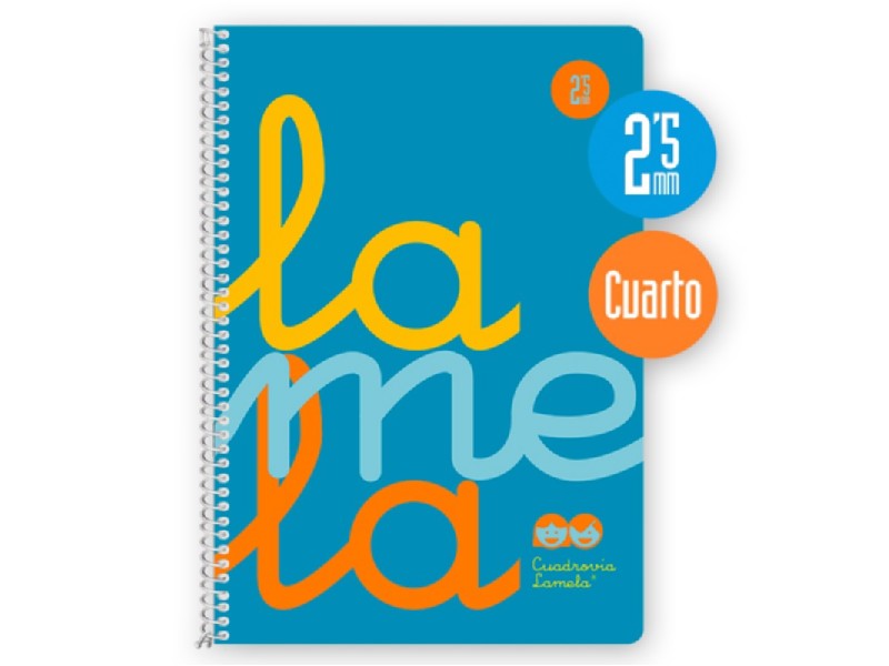 BLOC LAMELA 4º 80 H PLASTIC 2,5 MM 7CTP002B AZUL
