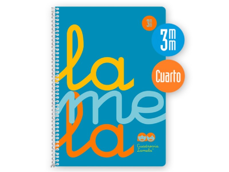 BLOC LAMELA 4º 80 H PLASTIC 3 MM 7CTP003B AZUL