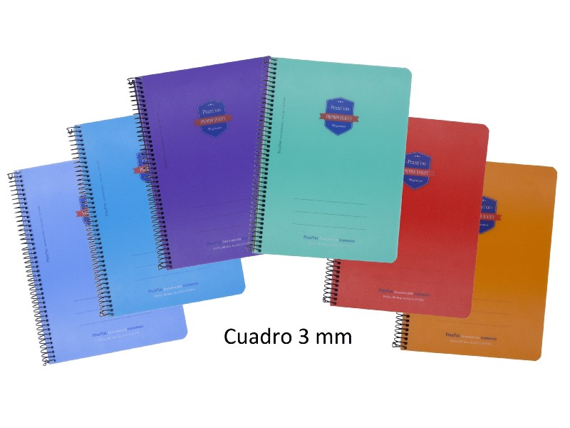 BLOC PP  80 H. Fº PRAXTON PREMIUM CUADRO 3 MM