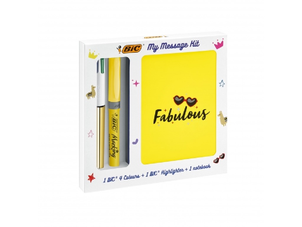 KIT BIC MY MESSAGE NOTEBOOK+2 BOLIS 999453