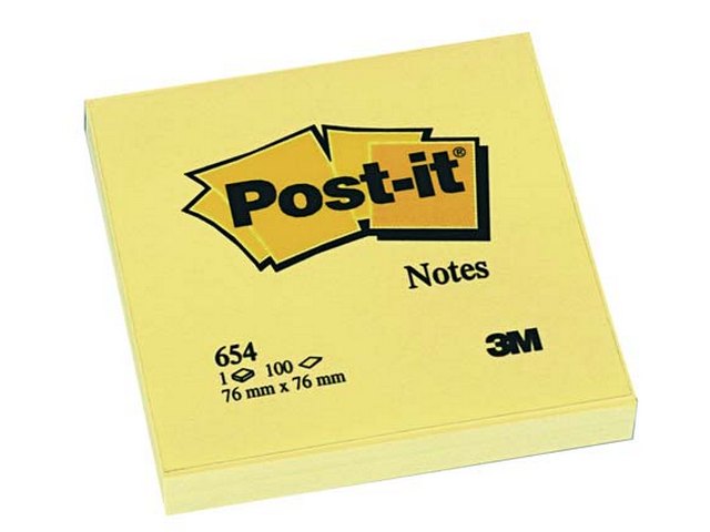 BLOC QUITA-PON 3-M 76x76 654 POST-IT