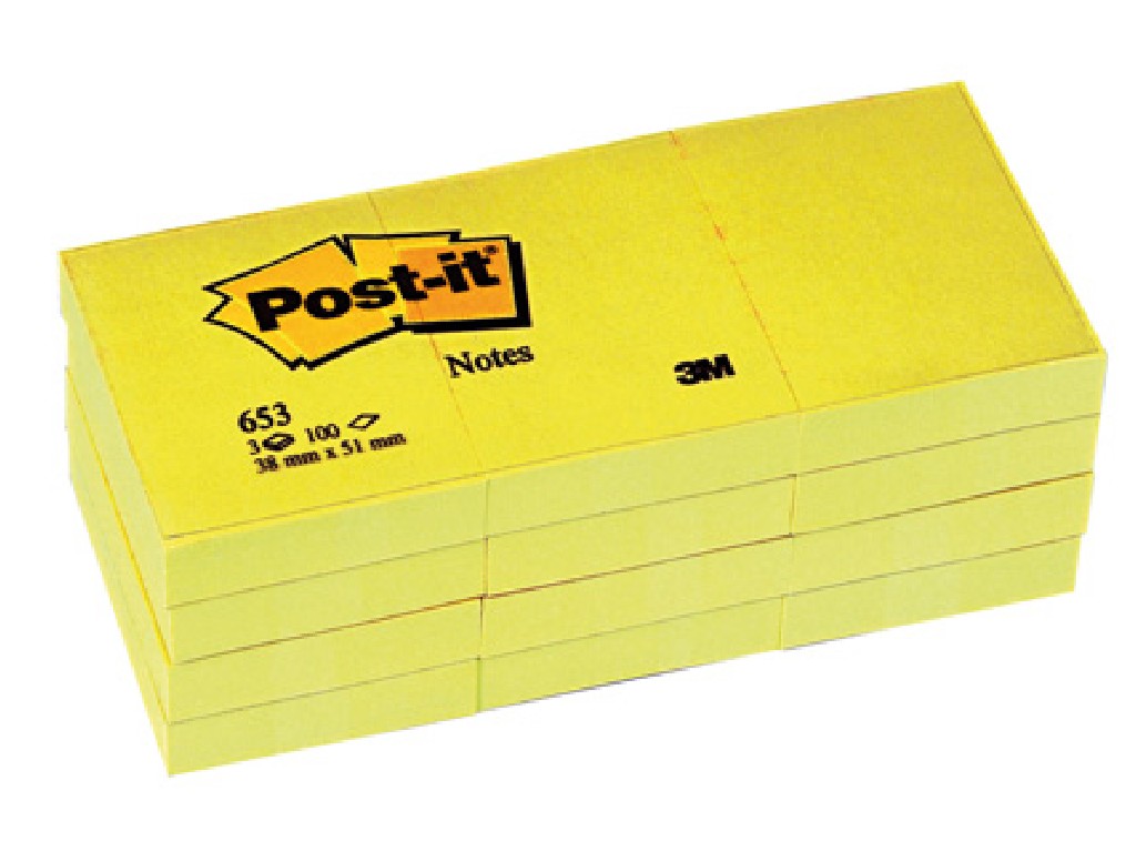 BLOC QUITA-PON 3-M 38x51 653 POST-IT