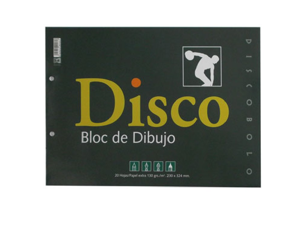 BLOC DIBUJO Fº DISCO 160-R 2/TALADROS