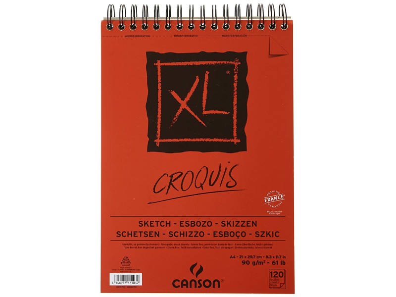 BLOC CANSON XL CROQUIS A-4 200787103 90 GR.