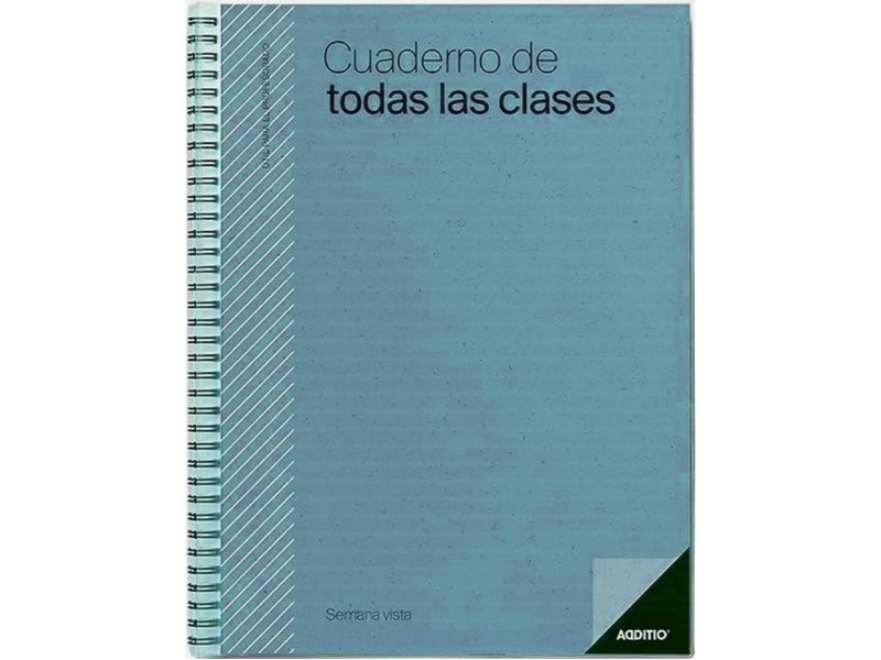 CUADERNO ADDITIO DE TODAS LAS CLASES P222 S/V AZUL