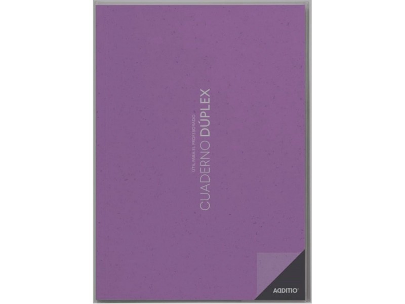 CUADERNO ADDITIO DUPLEX P142 A-4 LILA