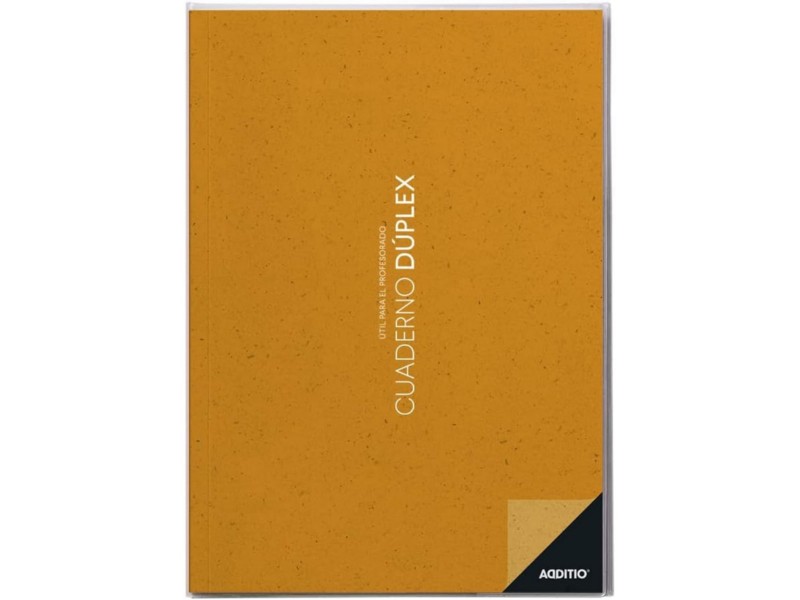 CUADERNO ADDITIO DUPLEX P142 A-4 NARANJA