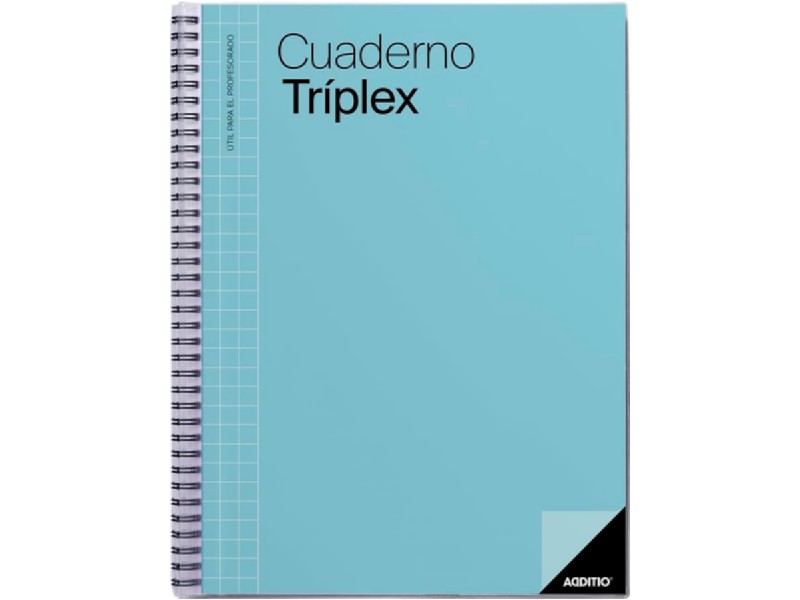 CUADERNO ADDITIO TRIPLEX P192 AZUL