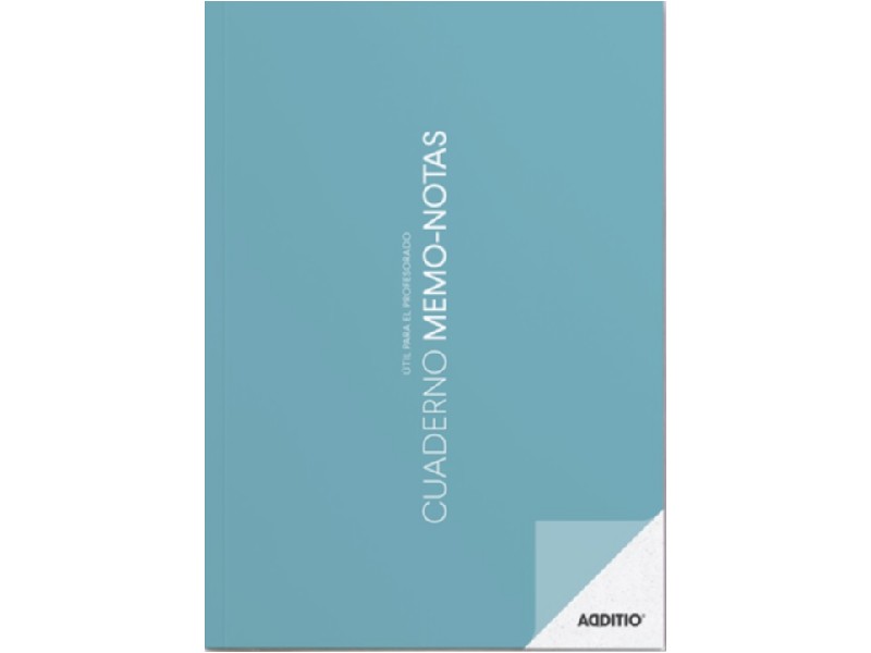CUADERNO ADDITIO MEMO NOTAS P152 AZUL CLARO