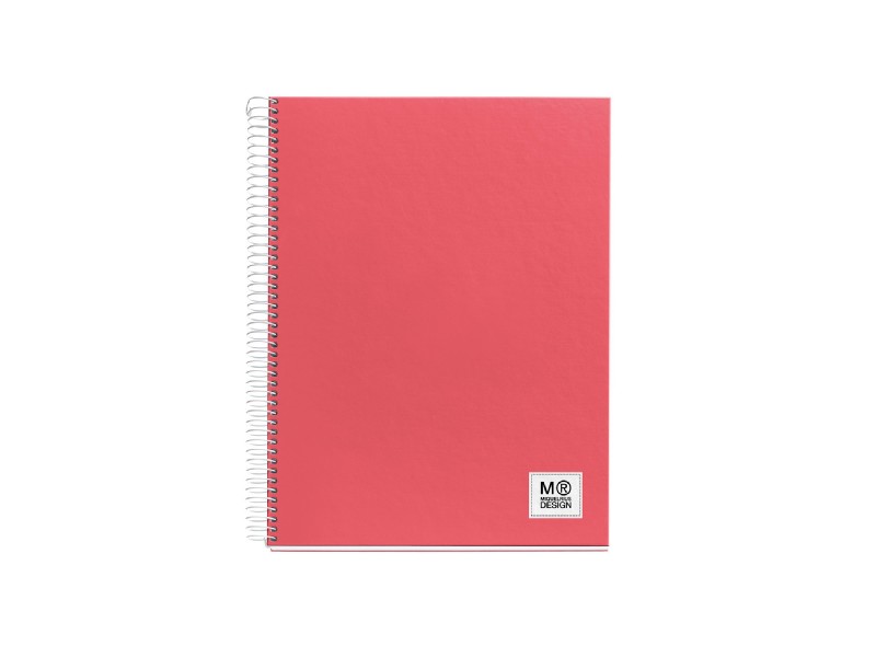 BLOC MR  2727 A4 NOTEBOOK 80 H FORRADO ROJO 5x5MM 