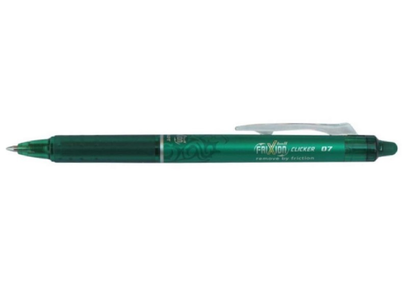 BOLI PILOT FRIXION CLICKER BORRABLE VERDE