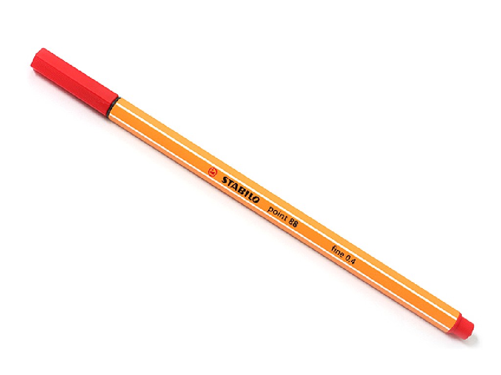 BOLI STABILO POINT 88 BERMELLON-ROJO Nº40 88/40