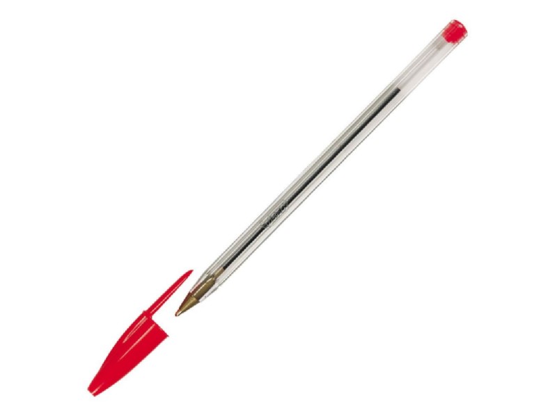BOLI BIC CRISTAL ORIGINAL ROJO  unidad*