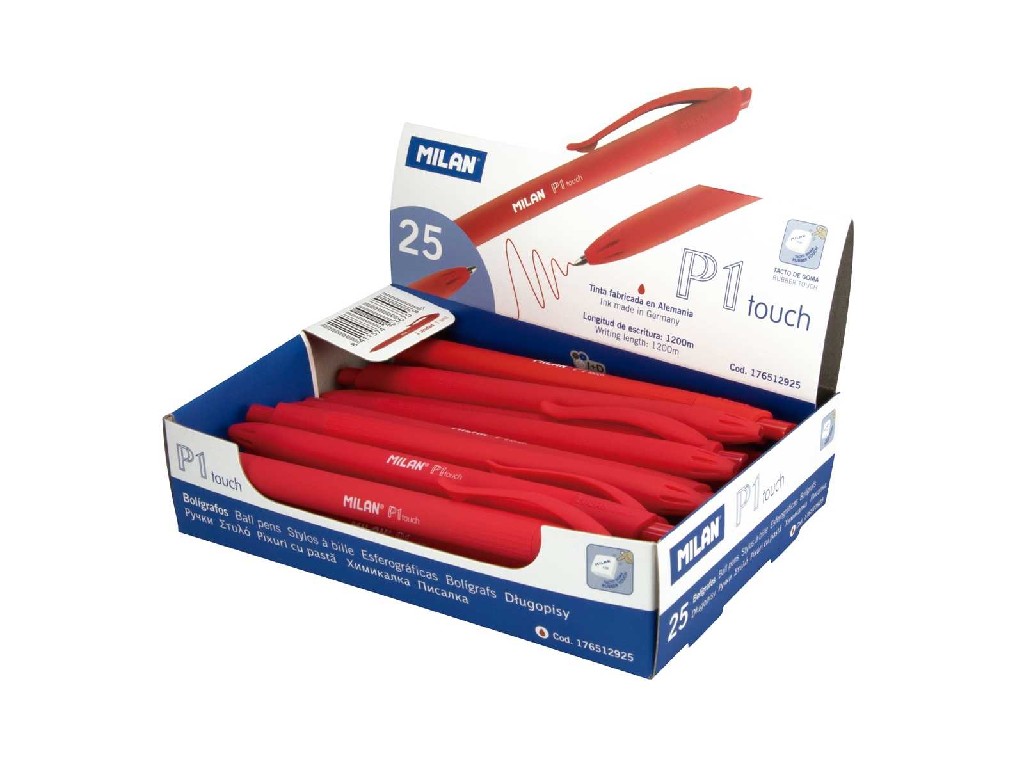 BOLI MILAN P1 TOUCH UNIDAD ROJO unidad*