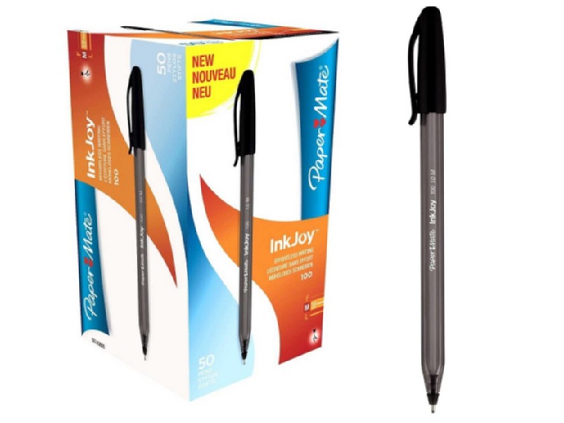 BOLI PAPER INKJOY 100 UNIDAD NEGRO unidad*