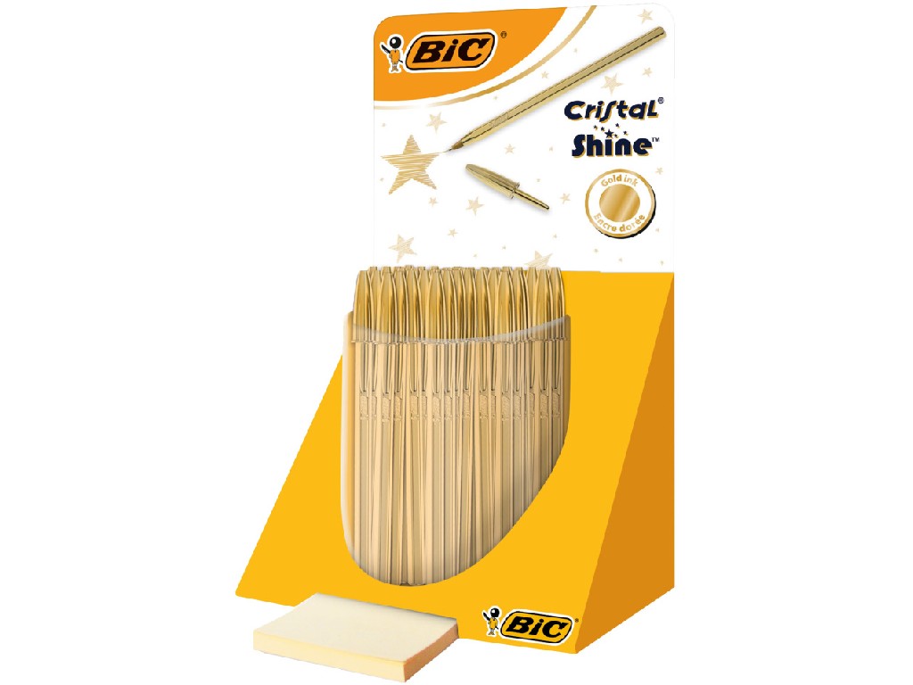 BOLI BIC CRISTAL SHINE ORO GOLDINK C/40 940756 EXP