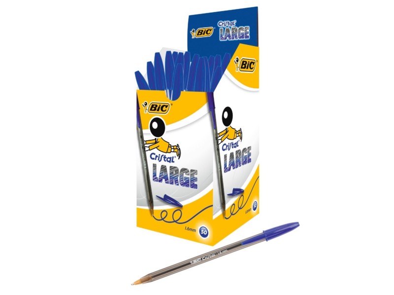 BOLI BIC CRISTAL LARGO AZUL 880656 unidad*