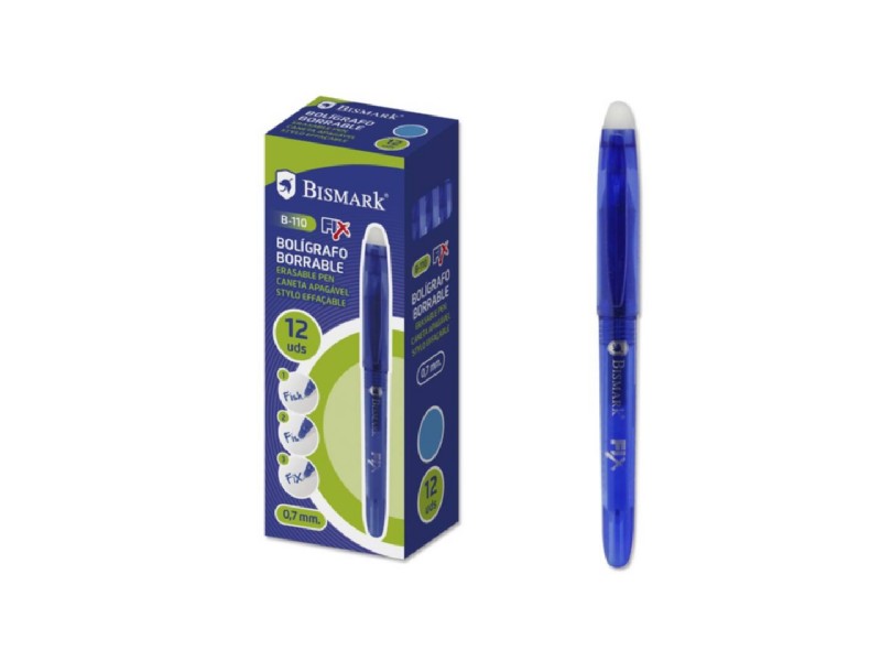 BOLI BISMARK BORRABLE AZUL 0,7 MM CAPUCHA 327535