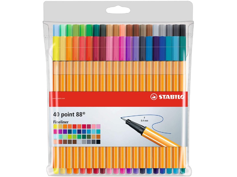 BOLI STABILO POINT 88 40-U BLISTER PLASTICO 8840-1