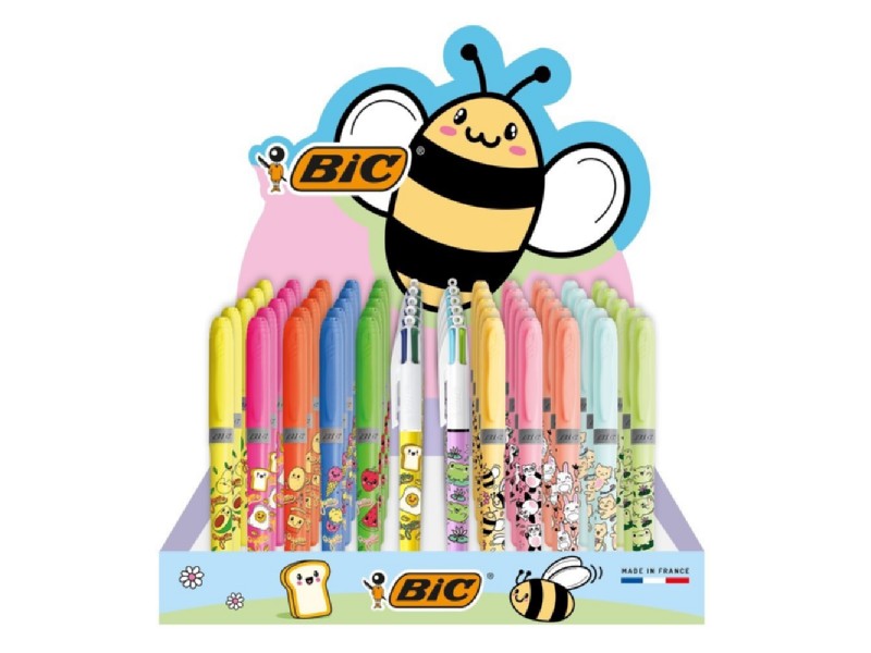 BOLI BIC KAWAII EXPOSITOR/144 UNIDAD 529660