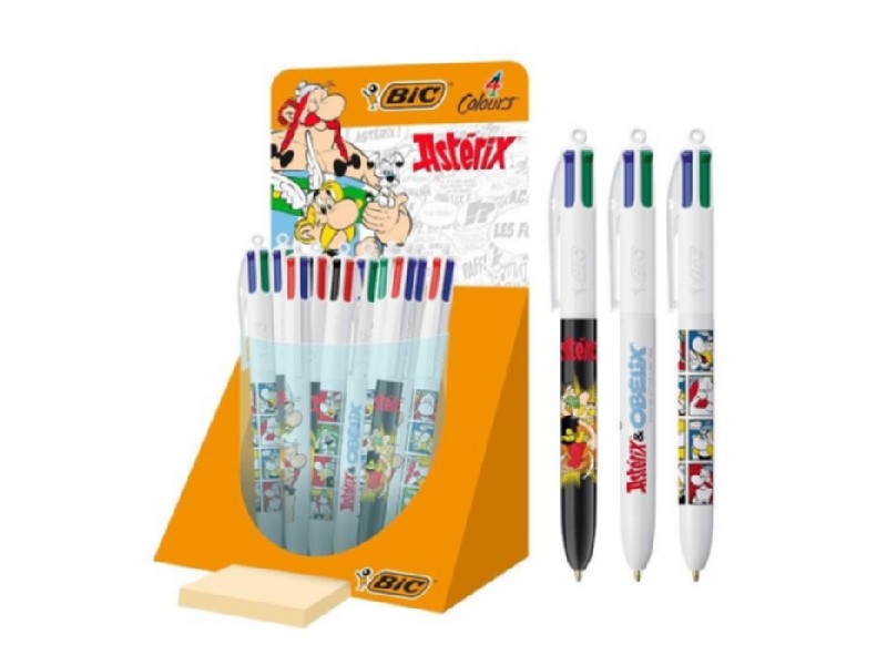 BOLI BIC 4 COLORES ASTERIX EXPO/30 301076