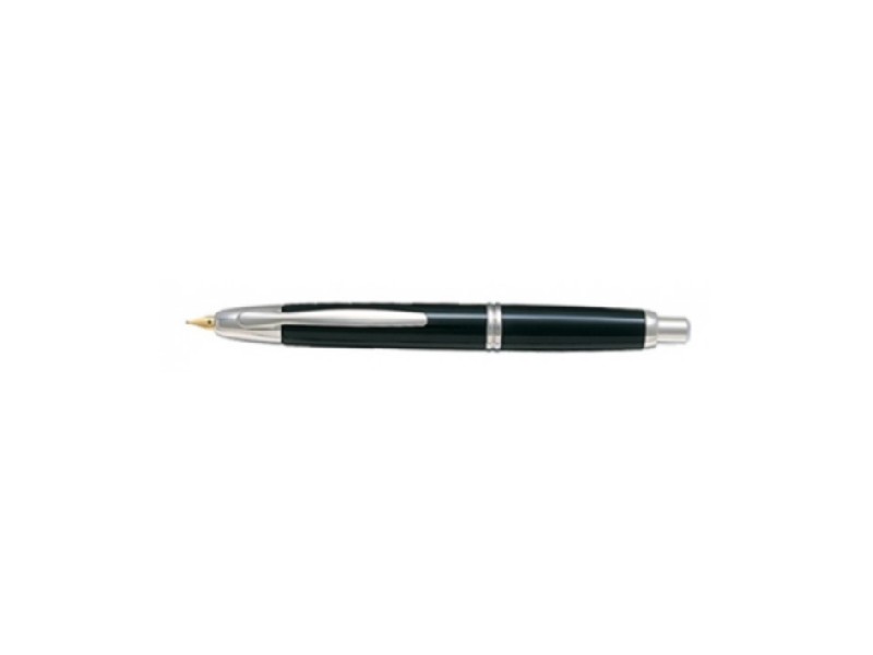 PLUMA PILOT 1500 RODIO NEGRA CROMADA FINA