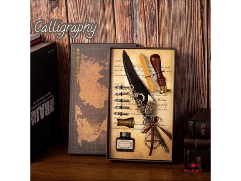 PLUMA ROYMART SET AB0254 CALLIGRAPHY MATERPIECE