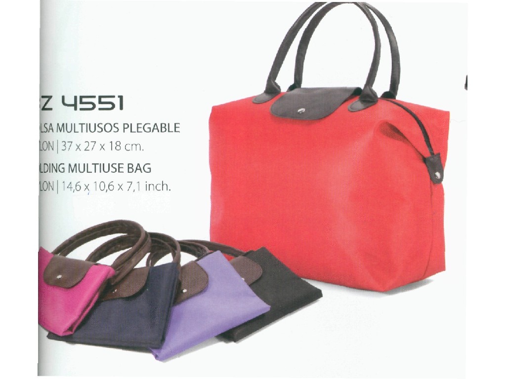 BOLSO MULTIUSOS BENZI BZ4551 NEGRO 37x27