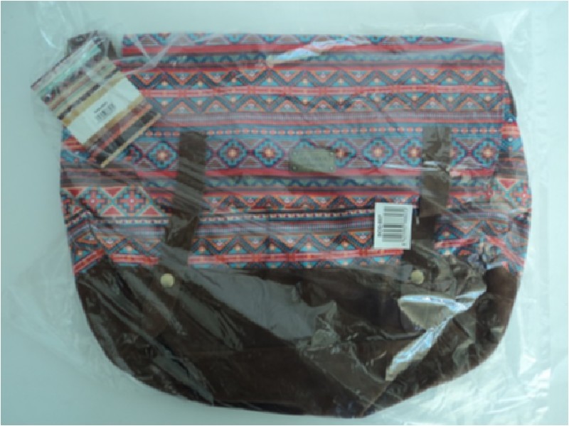 BANDOLERA BENZI BOS007 MARRON ESTAMPADO